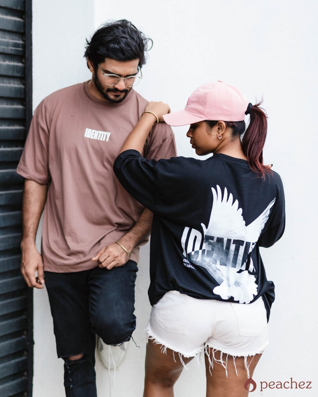 Identity over size unisex t-shirt