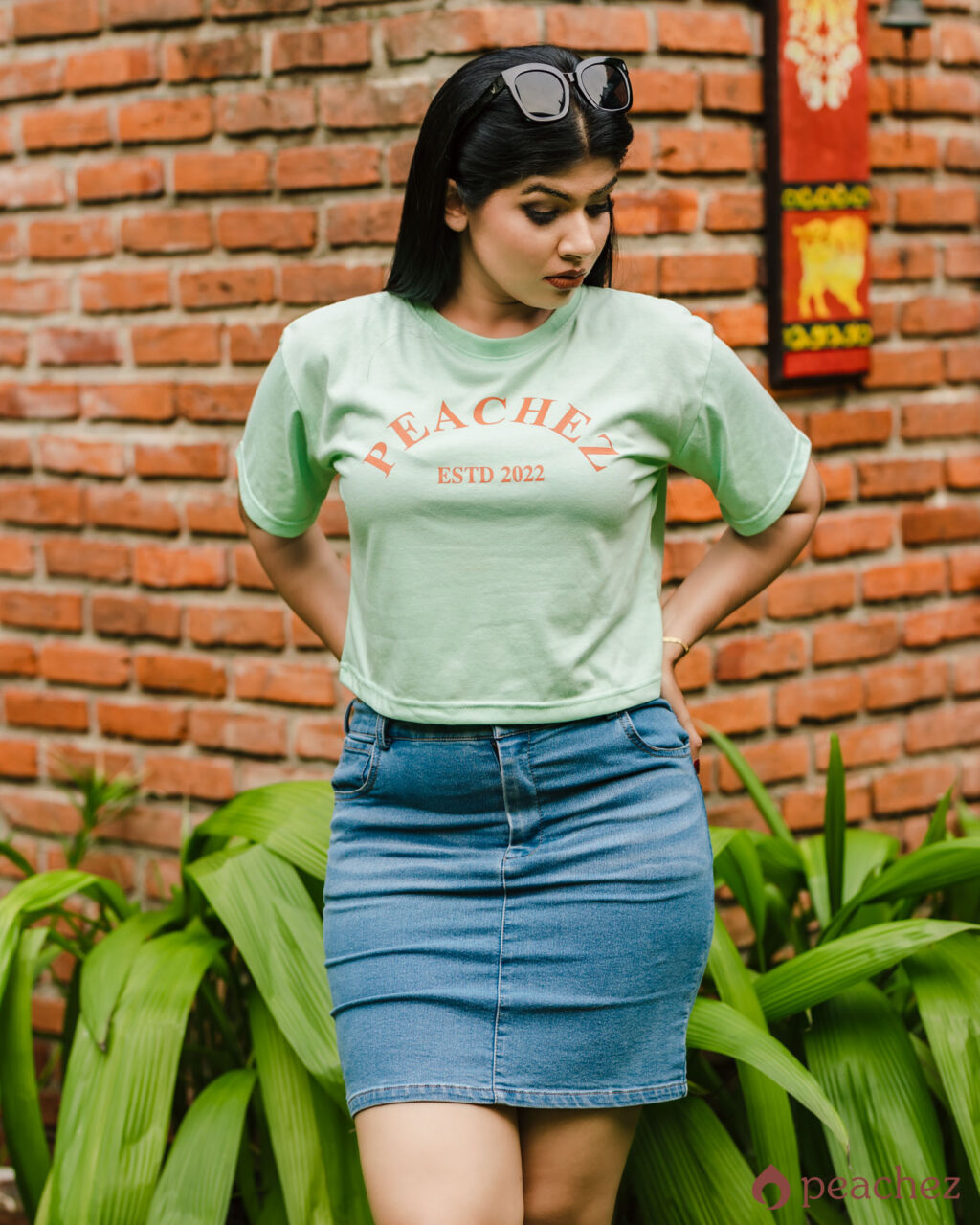 Peachez crop top
