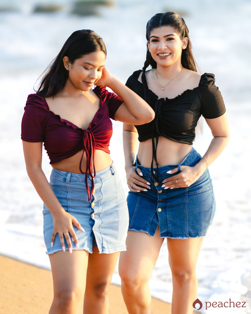 Button down skort