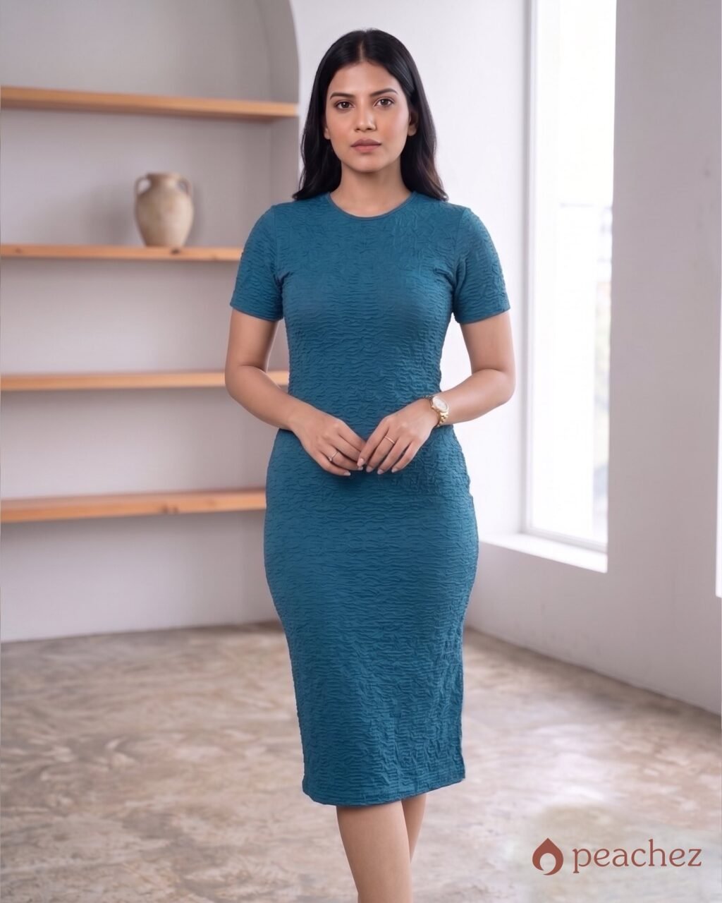Solid colors bodycon dress