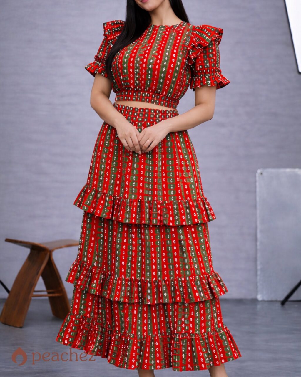 Ruffle skirt 002