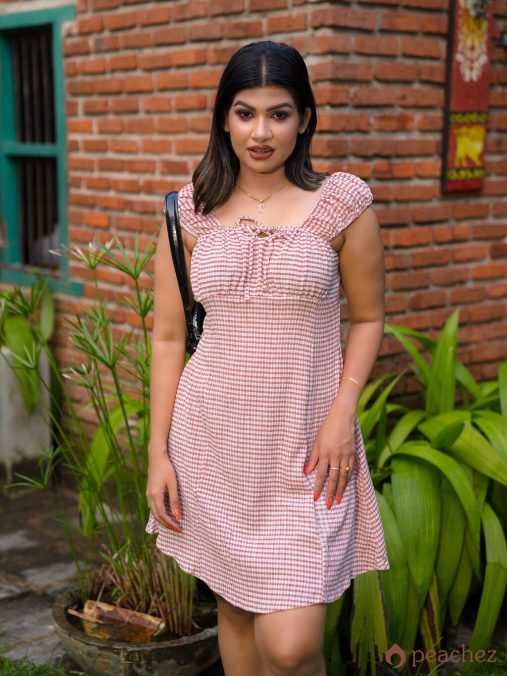 Simple ruched bust dress
