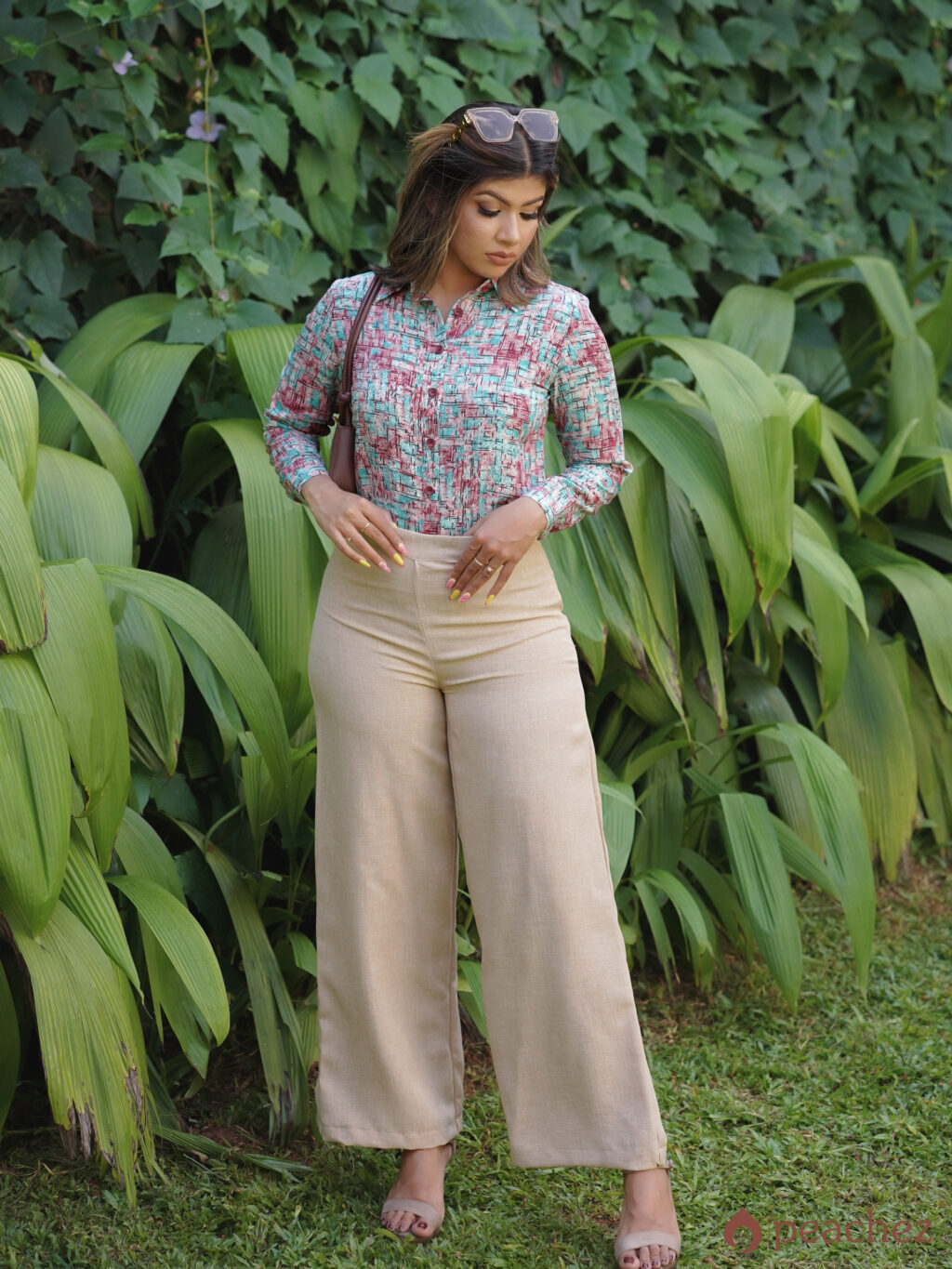 Wide leg trouser